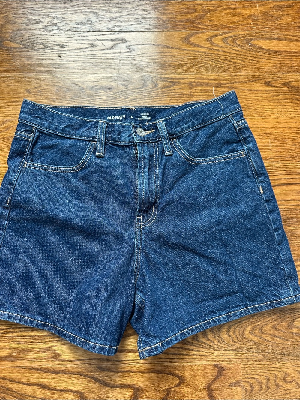 Old Navy Women's Deep Blue Denim Shorts